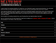 Tablet Screenshot of deathrowhauntedhouse.com